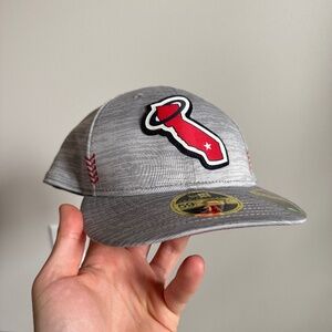 LA Angels Fitted Cap (Low Profile) - New Era - Size 7 3/8 - Flaw (read desc.)